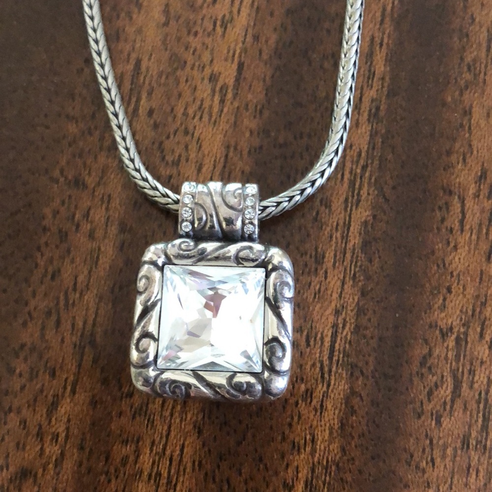 Brighton reversible Swarovski pendant necklace